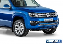 Решетка бампера d10 RIVAL Volkswagen Amarok 2016-  G.5801.001