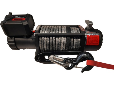 Лебедка электрическая T-Max EW9500 MuscleLift 12В с синтетическим тросом W2007