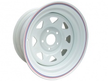 Диск штампованный Нива белый 5x139.7 15х7 D98,5 ET+25  1570-53998WH+25