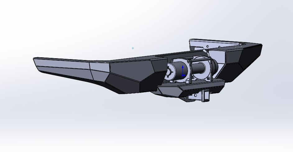 Бампер задний силовой 4x4tun для Nissan Patrol Y60 4X4NPY60-BZ1