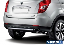 Защита заднего бампера d57 RIVAL Ssang Yong Actyon 2010-2013-  R.5303.011
