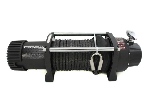 Лебедка электрическая автомобильная TR TROPHY 9,5S (синтетический трос)
