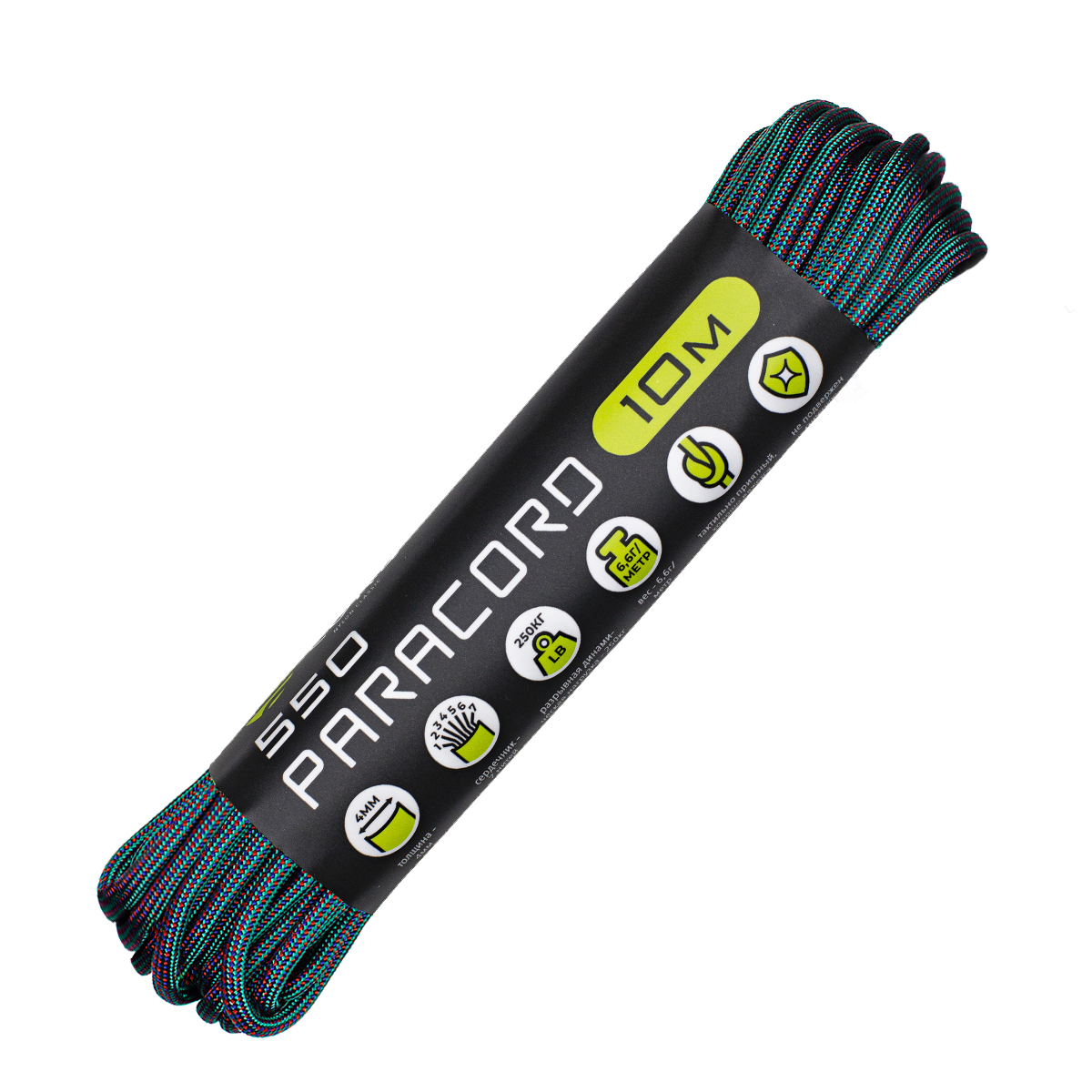 Паракорд 550 CORD nylon 10м (chameleon)  550.N10.KHAM