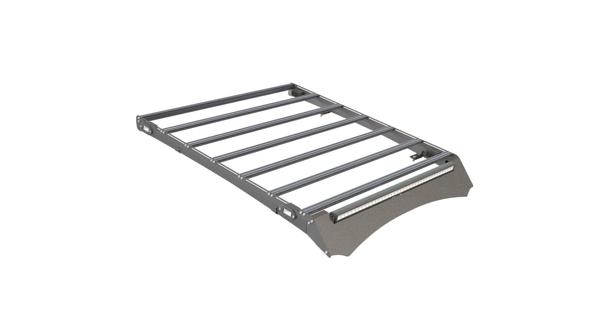 Багажник экспедиционный STC Volkswagen Amarok с дальним и рабочим светом  STC-VA-TR-L1L3