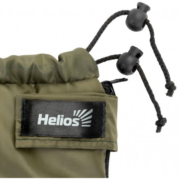 Мешок спальный Helios БАТЫР XXL СОШ-3 (220*90) зелёный (холлофайбер), (ТК: +15°C)  82405