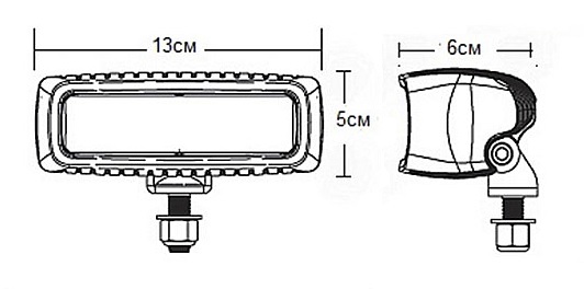 RIGID SR-Q Серия PRO (6 светодиодов) — Водительский свет (шт.) 914313