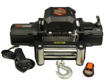 Лебедка автомобильная 4REVO 12000 12V со стальным тросом  4R-W121A