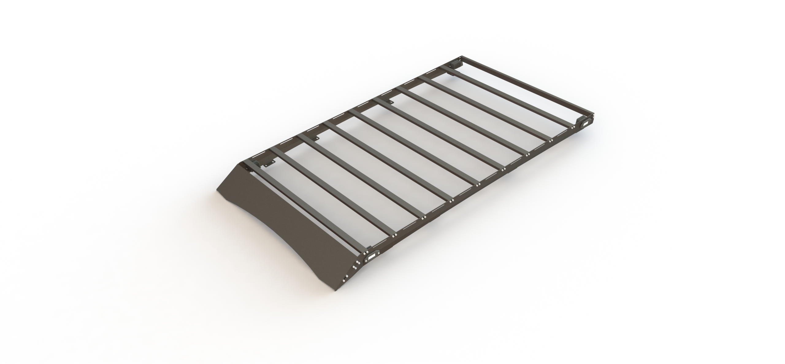 Багажник экспедиционный STC Toyota Land Cruiser 200/Lexus LX570/Lexus LX450D с рабочим светом  STC-TLC200-TR-L3