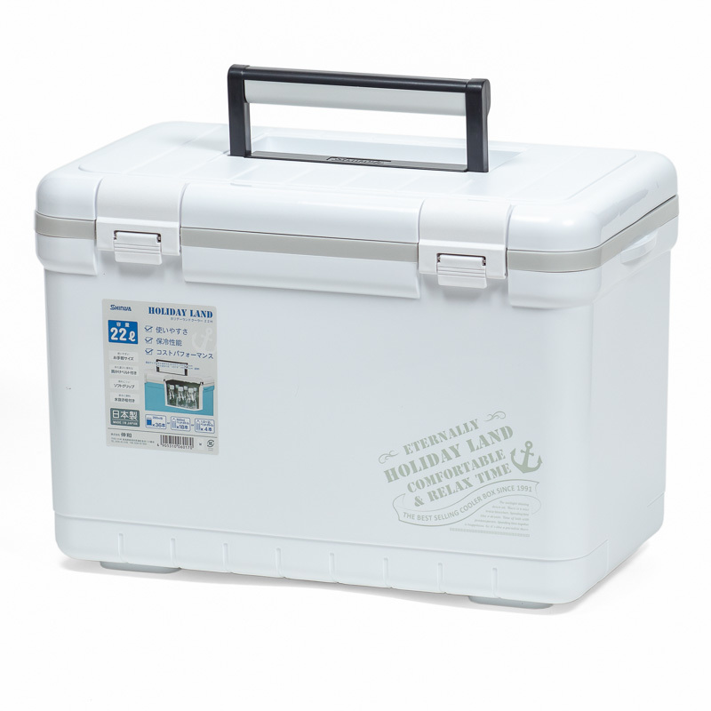 Термобокс SHINWA Holiday Land Cooler 22H белый  HLC-22H-W