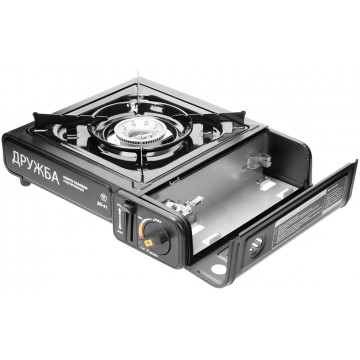 Плита газовая TOURIST ДРУЖБА, портативная, в кейсе   ДП-01