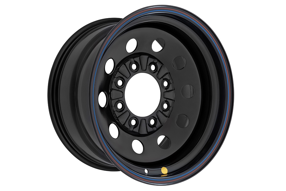 Диск усиленный Ford F250 стальной черный 8x170 9xR17 d124.7 ET0 1790-870124BL-0