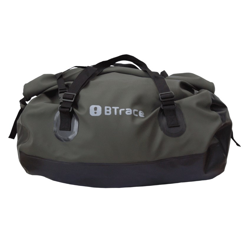 Гермосумка BTrace усиленная ПВХ трикотаж 80л (Оливковый/черный)  A0333