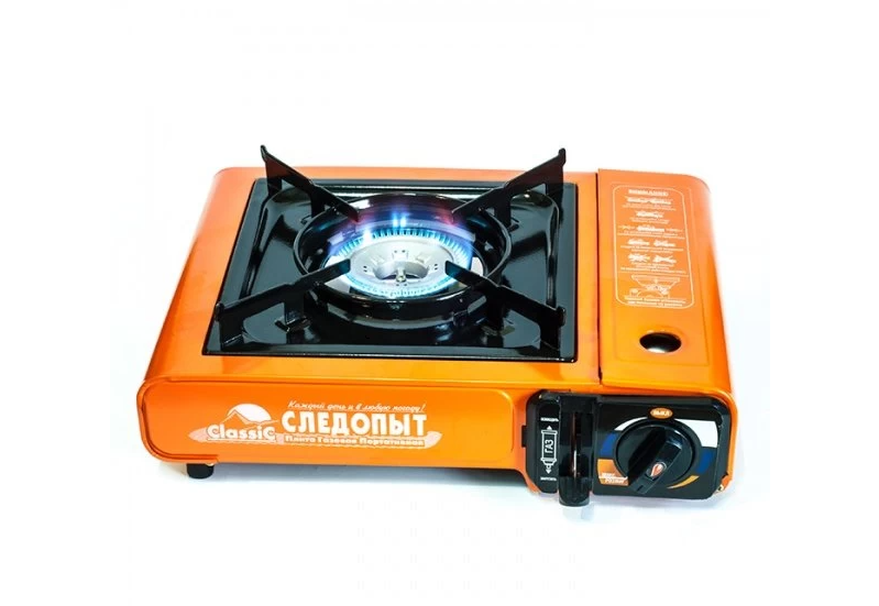 Плита газовая СЛЕДОПЫТ CLASSIC цанговый баллон  PF-GST-N06