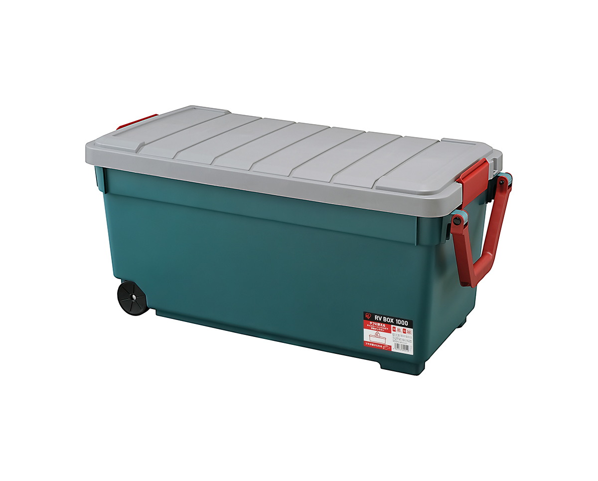Ящик экспедиционный IRIS RV BOX 1000R, серо-зеленый, 160 литров 100x50x50 см. 202029