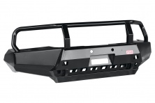 Бампер передний с защитной дугой и защитой бачка омывателя РИФ Toyota Hilux 2015+  RIFREV-10300