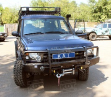 Бампер передний силовой  со съёмным кенгурином KDT 09012 Land Rover Discovery I/II