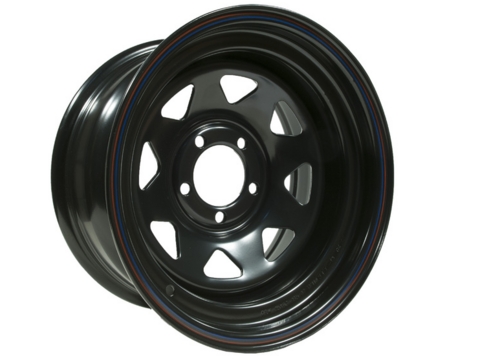 Диск штампованный черный 5x114.3 15х8 D84 ET-19   1580-54384BL-19