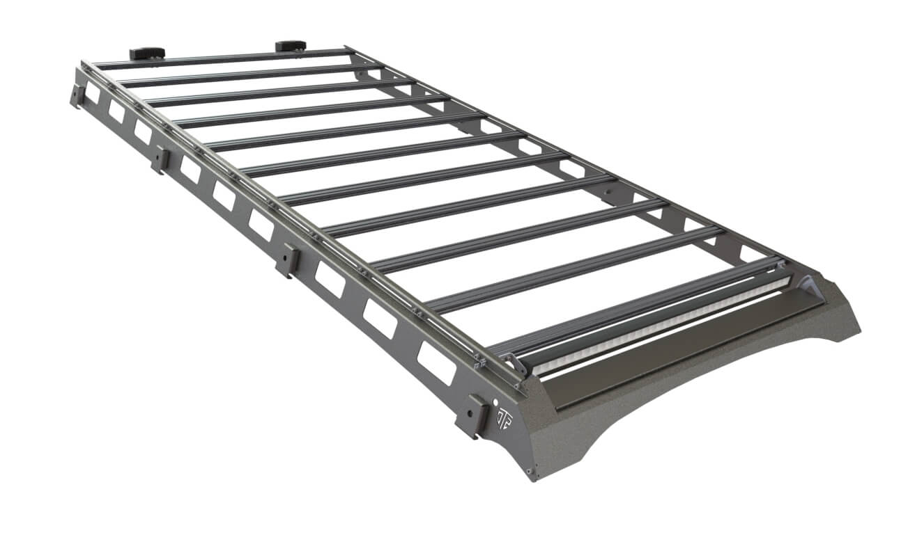 Багажник экспедиционный STC Nissan Patrol Y61 ШТОРКА дальний и задний свет  STC-NPA/97-TR1-L1L2