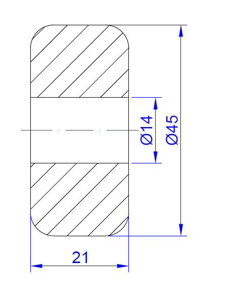 Втулка штока амортизатора TOUGH DOG  TW957