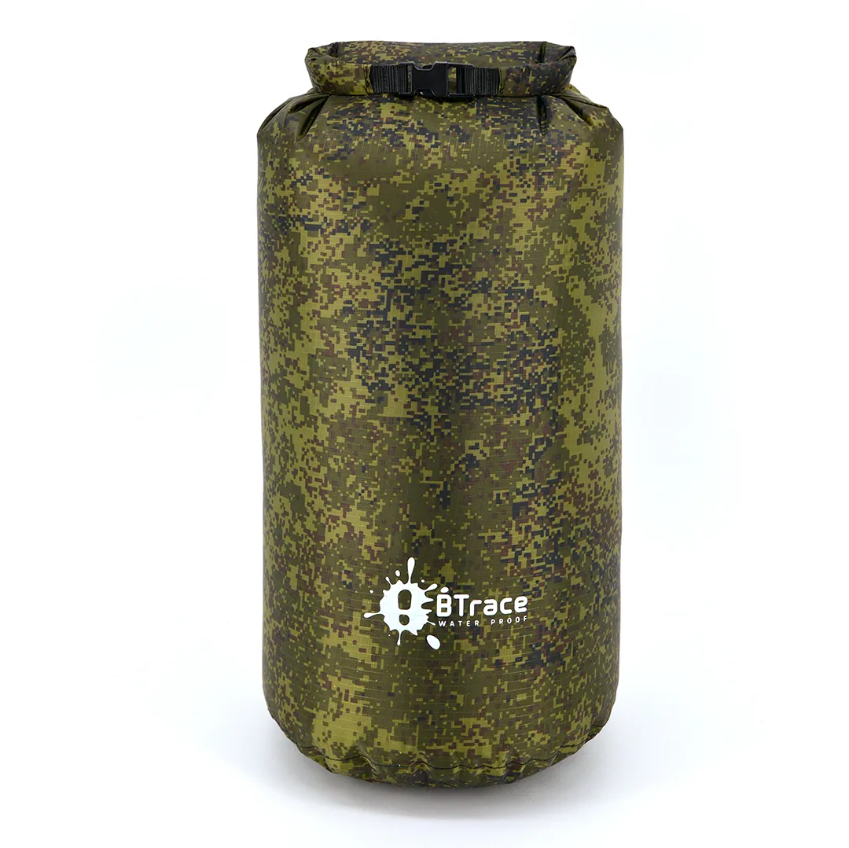 Гермомешок BTrace тканевый Light 32л Таффета Рип Стоп (камуфляж цифра)  A0360-KMF