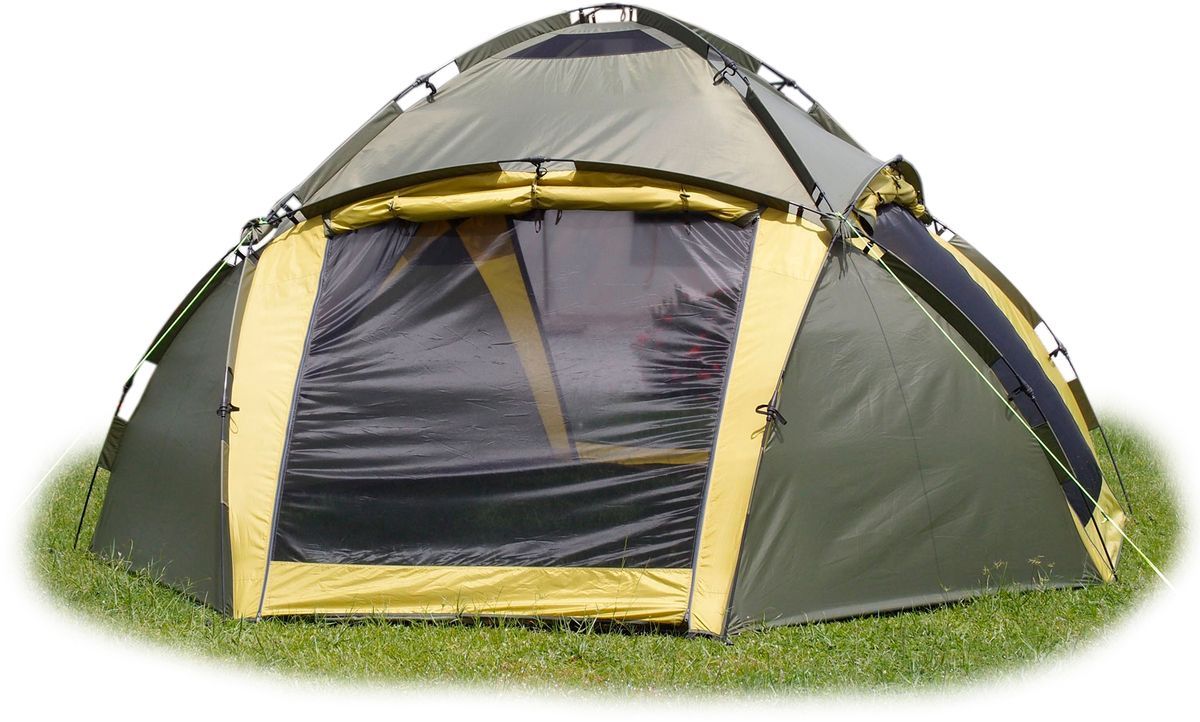 Шатер автомат Maverick Cosmos 400 (хаки/желто-горчичный)  M-KM-013