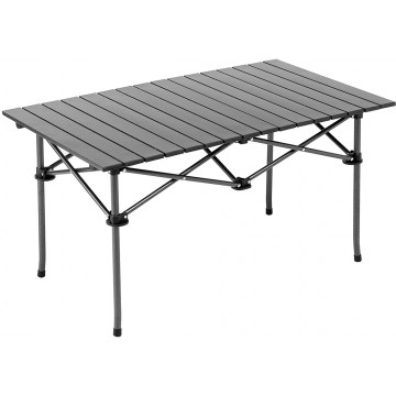 Стол складной Premier 94x55x50см., реечная столешница алюминий, с отделением под посуду  PR-MC-607