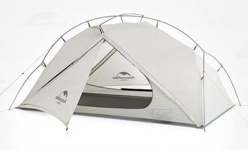 Палатка Naturehike VIK Si, 1-местная, алюминиевый каркас, белая NH18W001-K-1W