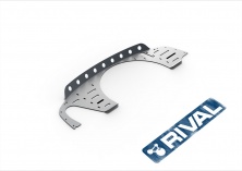 Защита заднего бампера RIVAL Nissan Patrol 2010- 2333.4163.1.6