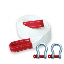 Динамический строп(рывковый), 22т, 6м, серия Туризм с шаклами 4.75т Tplus T014848