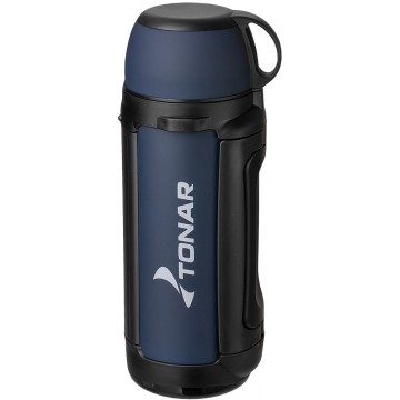 Термос ТОНАР 1700 мл. (крышка-кружка, с дополнительной чашкой), синий  HS.TM-042