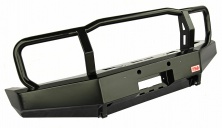 Бампер РИФ передний Toyota Land Cruiser 76/78 2007+ без доп. фар с защитной дугой, с площадкой