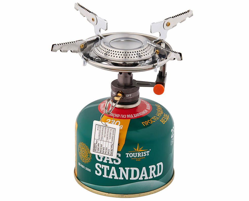 Горелка газовая TOURIST PEGAS, под резьбовой баллон  TM-070