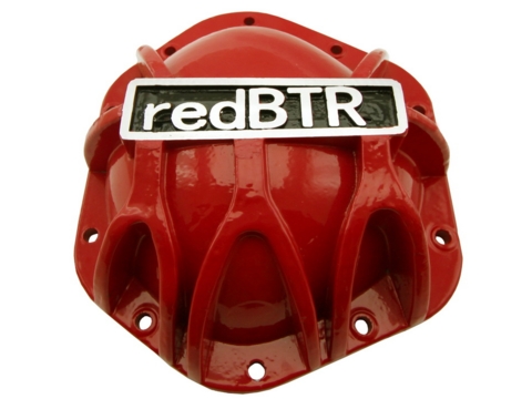 Крышка картера моста redBTR алюминиевая без пробок 551020