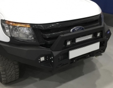 Накладка под фару для переднего силового бампера (2D.1808.1-NL)  Rival  для Ford Ranger 2011-2015 2D.1809.1