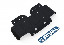 Защита радиатора без крепежа RIVAL Nissan Patrol 2010-  1.4121.1