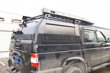 Багажник алюминиевый для кунга KDT - УАЗ Патриот. 062807L