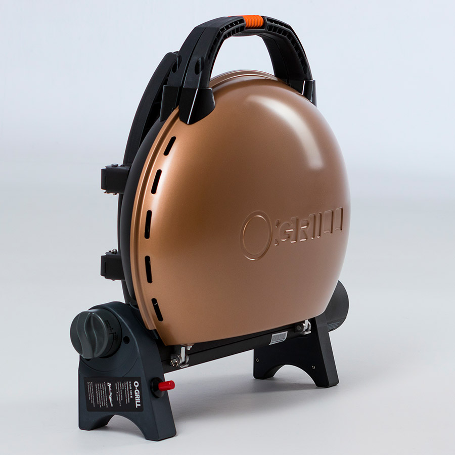 Гриль газовый O-GRILL 500M bicolor черный-золото (в комплекте адаптер тип А)  500M_GOLD