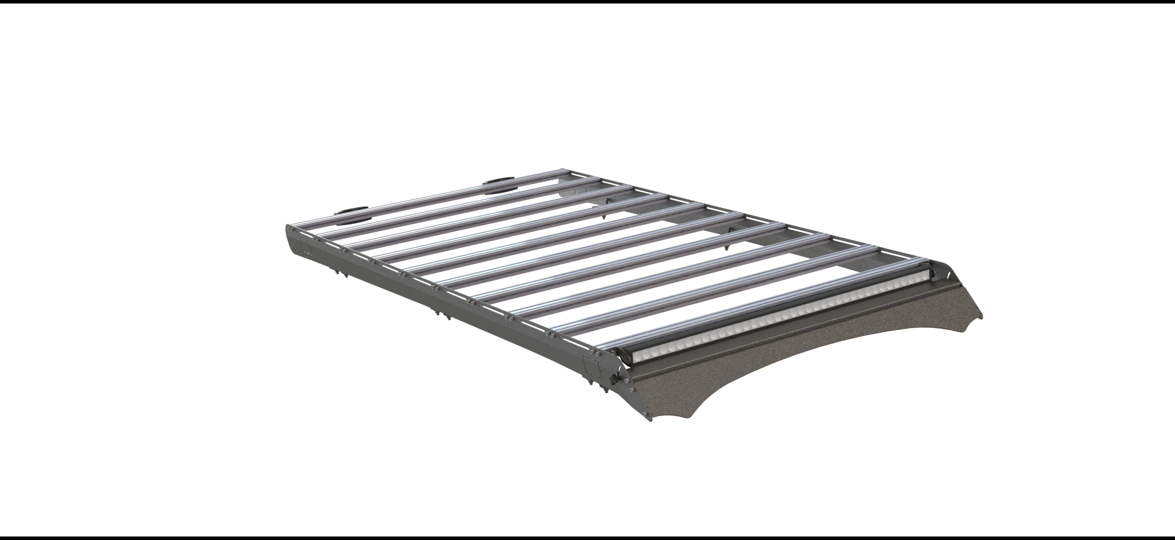 Багажник экспедиционный STC Mitsubishi Pajero Sport 1996-2008 ШТОРКА с дальним и задним светом  STC-MPS1-TR1-L1L2