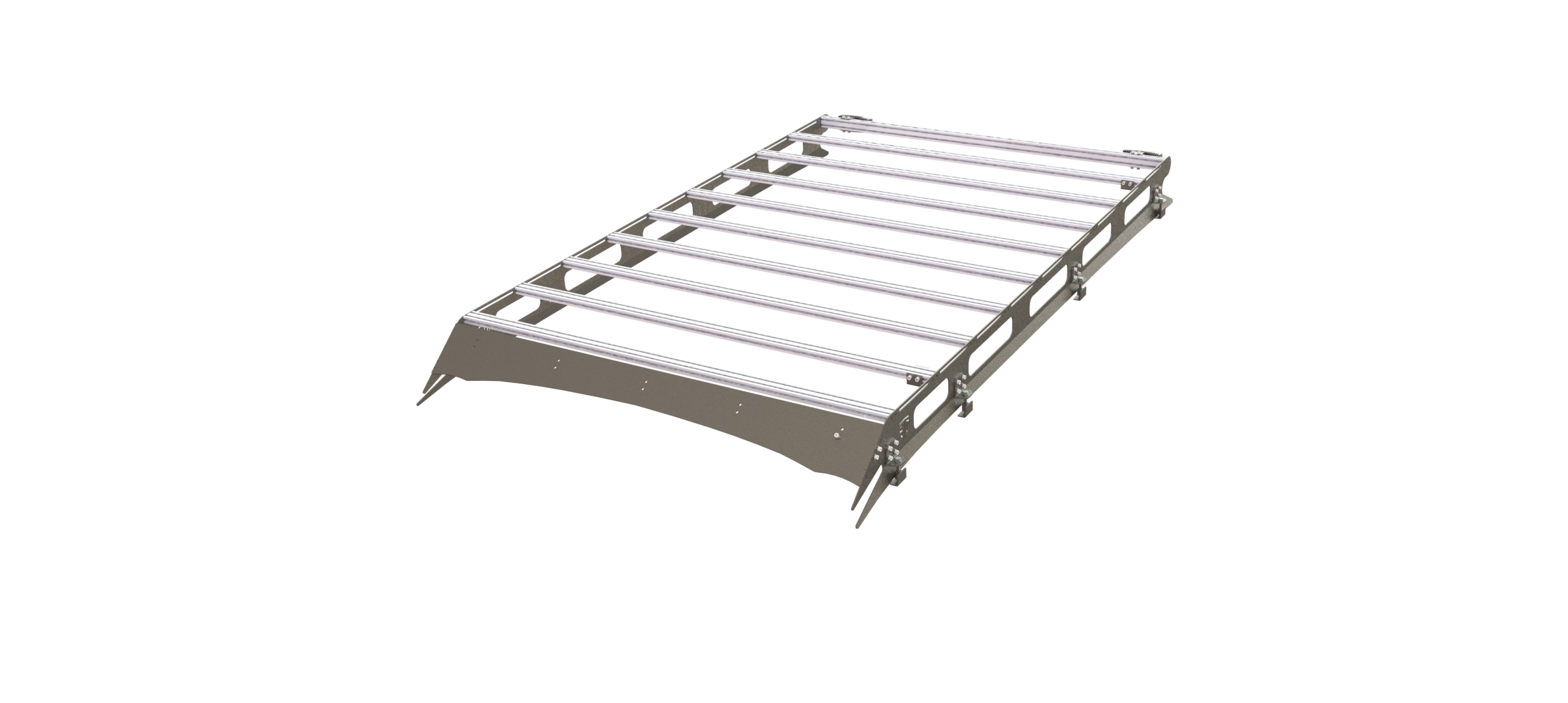 Багажник экспедиционный STC Toyota Land Cruiser 80 с задним светом  STC-TLC80-TR-L2