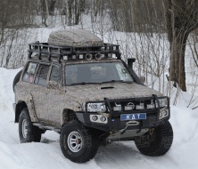 Багажник экспедиционный алюминиевый KDT  Nissan Patrol 0507L