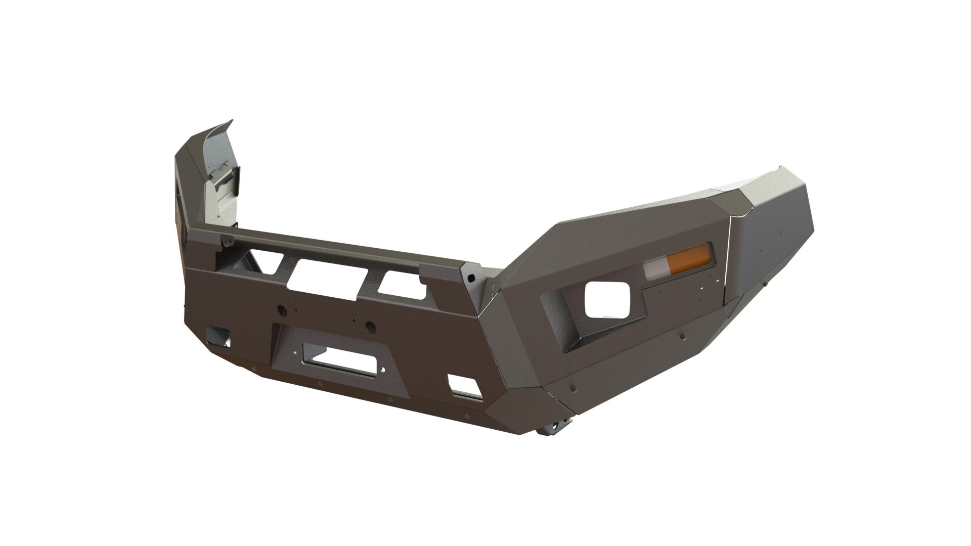 Бампер передний Mitsubishi L200 2019-2024 под балку и ПТФ STC-ML200/19-BF-C1-L1L4