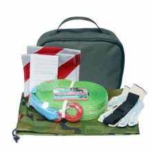 Набор для буксировки а/м, усиленный (ремень 12т 4.5м крюк/крюк) T-plus T014698