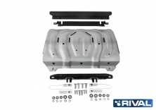 Защита радиатора RIVAL Fiat Fullback 2016-/Mitsubishi L200 2015-/Mitsubishi Pajero Sport 2016-  333.4046.2