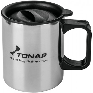 Термокружка ТОНАР 450ML с пластиковой крышкой  T.TK-047-450