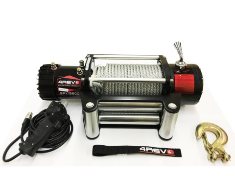 Лебедка автомобильная 4REVO SRX 13500 12В стальной трос 4R-W133A-12