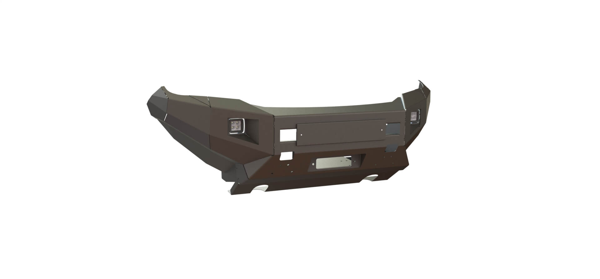 Бампер силовой передний Toyota Hilux 2015+ с противотуманными фарами STC-TH15-BF-L1