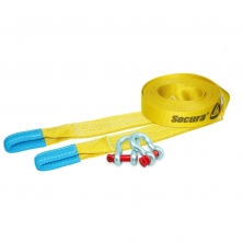 Динамический строп(рывковый), 11т, 6м, серия PRO Secura с шаклами 3.25т Tplus T008059