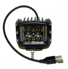 Фара Aurora 8 led, луч- flood, свет белый, 40W, 3200LM, 9-36V  ALO-2- E4E15J Фара Aurora 8 led, луч- flood, свет белый, 40W, 3200LM, 9-36V  ALO-2- E4E15J