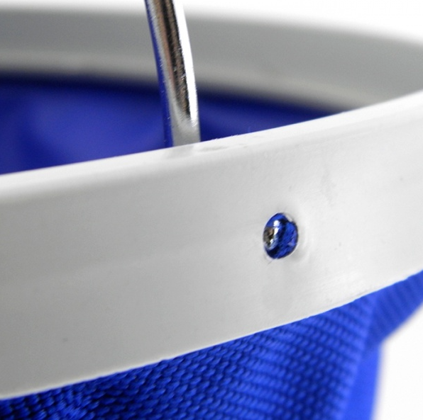 Ведро СЛЕДОПЫТ складное, синее, 13 л, в чехле  PF-CT-F15