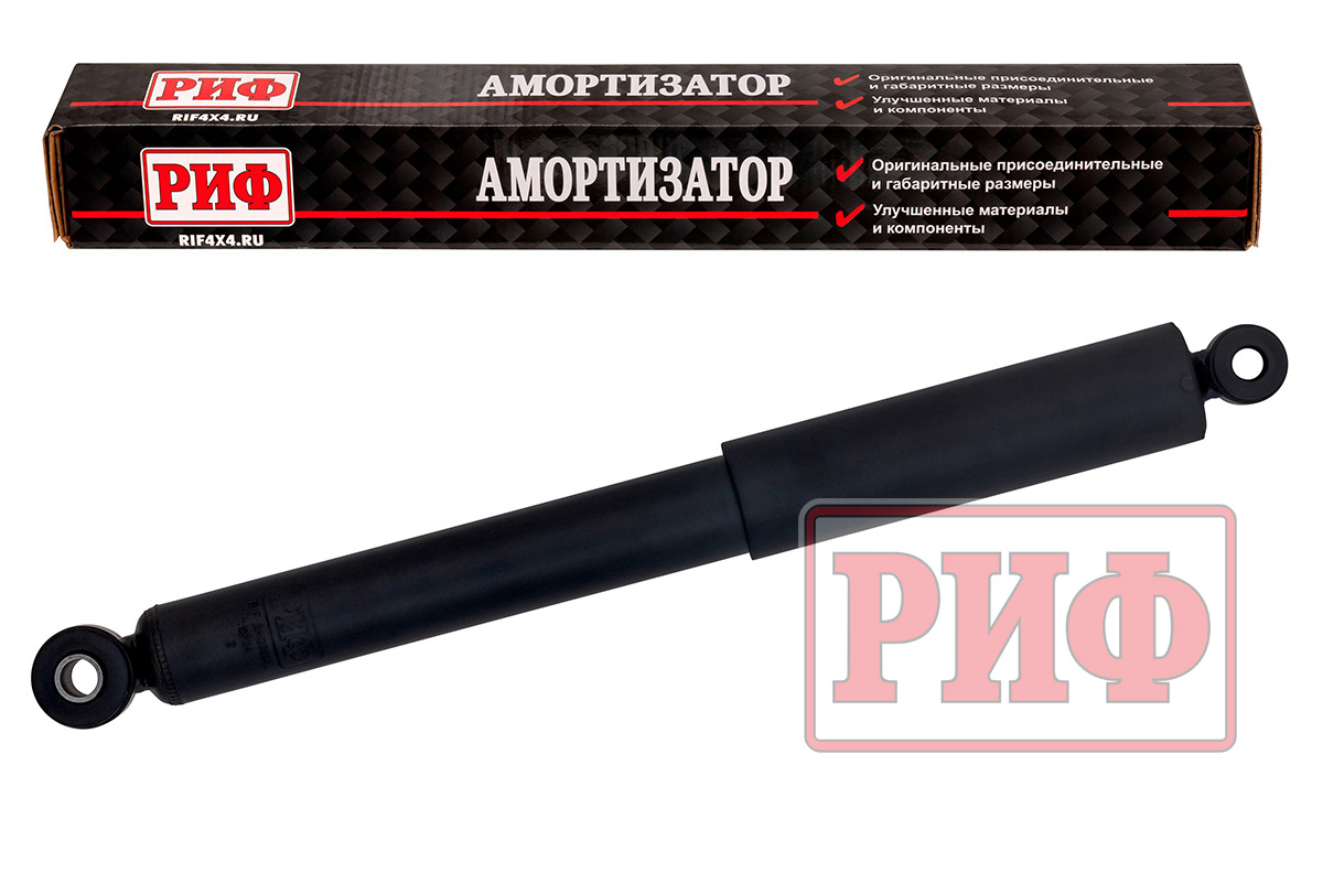 Амортизатор РИФ задний Mitsubishi Pajero Sport I 98-09 штатный SAG352SL